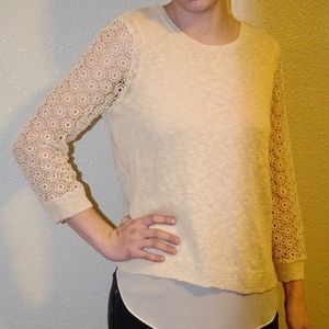 Lace sweater